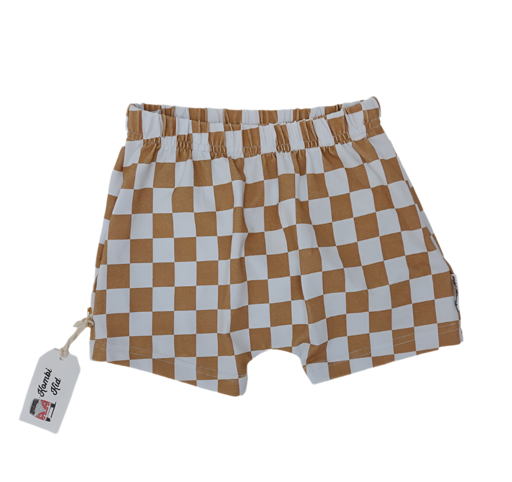Check shorts - Honey