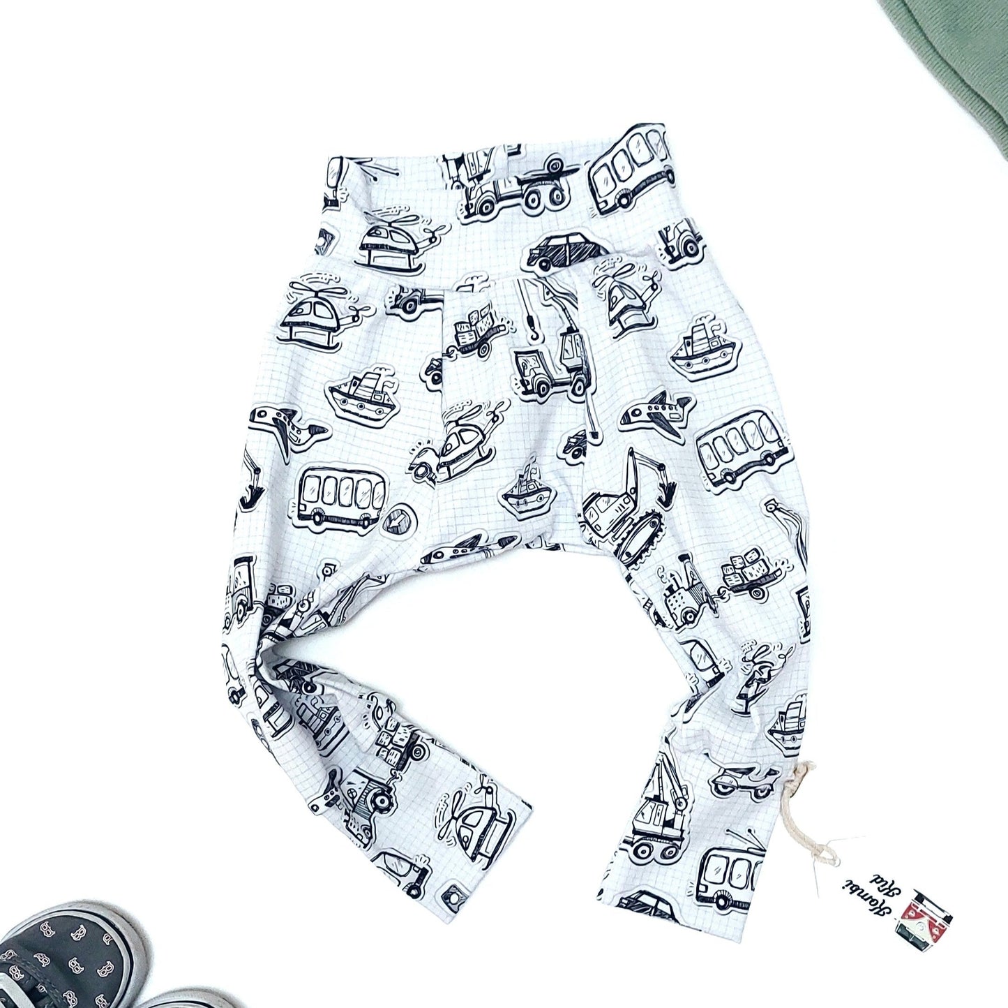 Sketchy Vehicles Big Butt Baby Pants