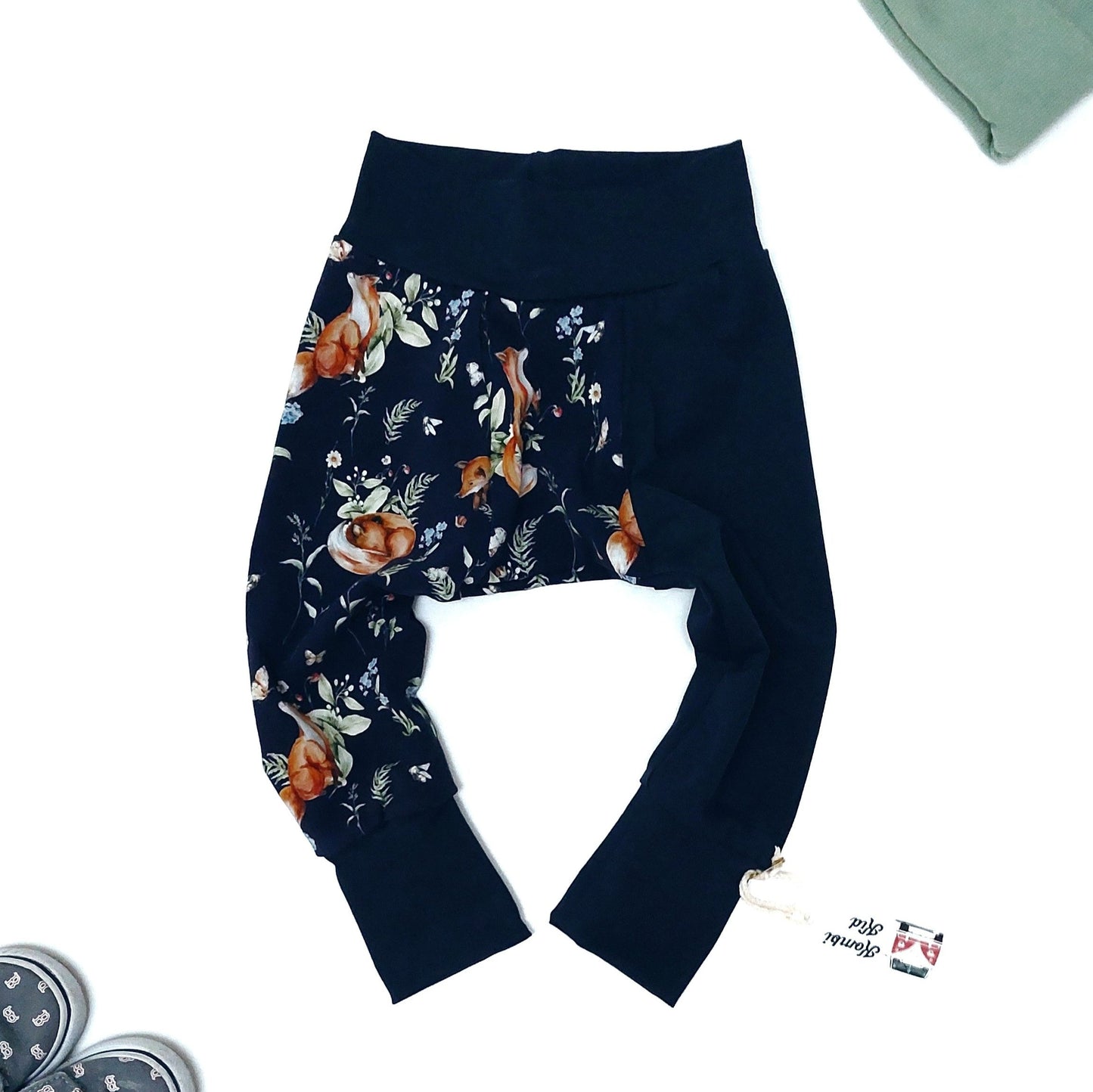 Navy Foxes Big Butt Baby Pants