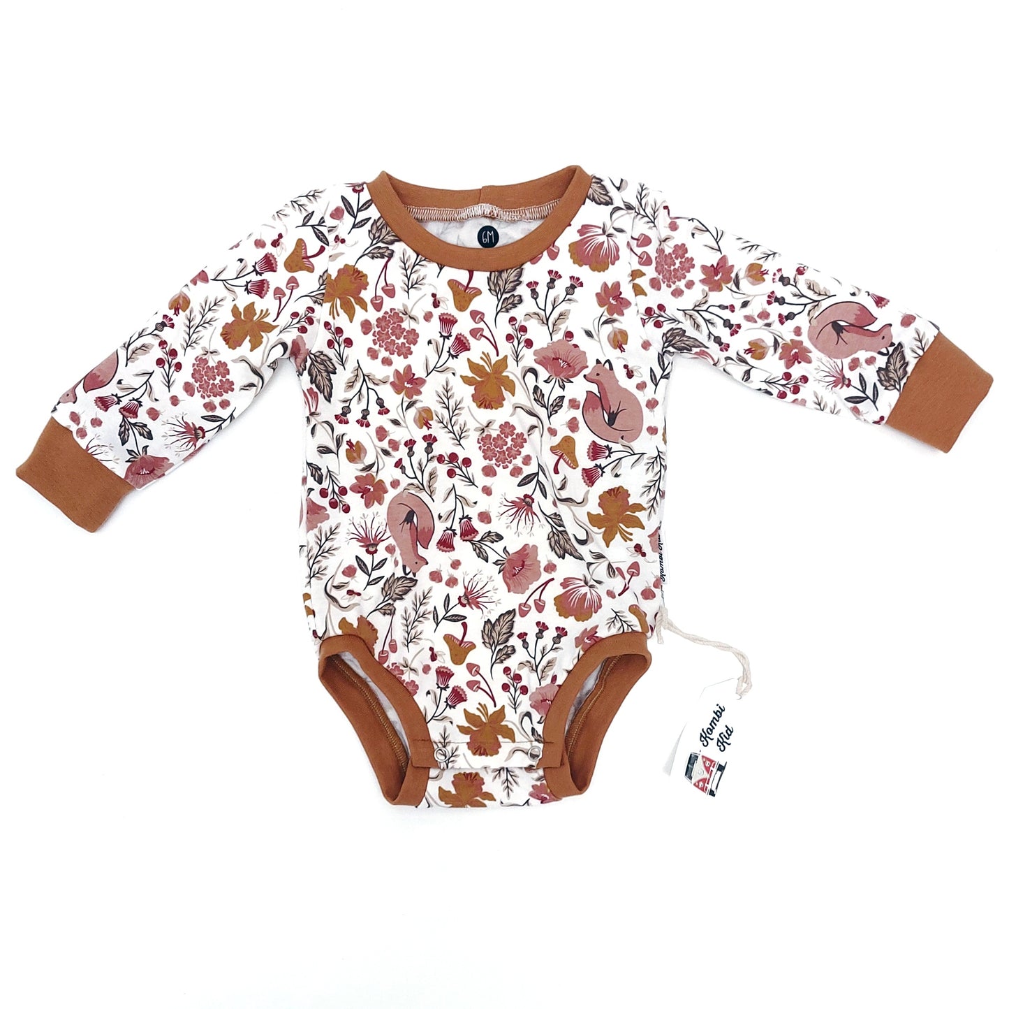Wild meadow and Foxes Bodysuit