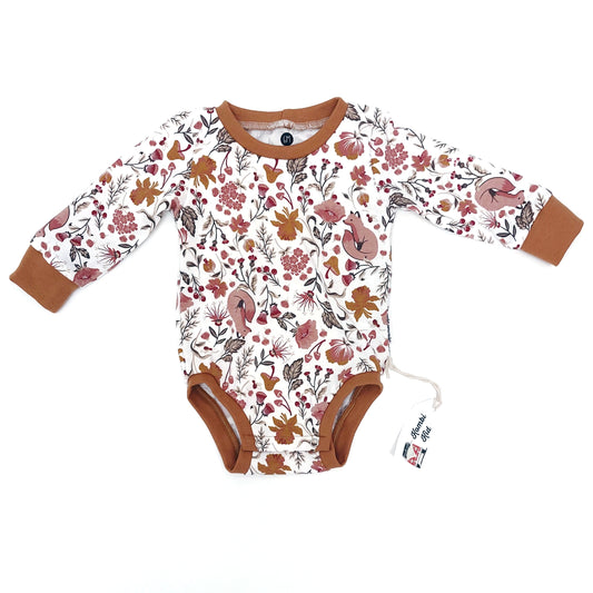 Wild meadow and Foxes Bodysuit