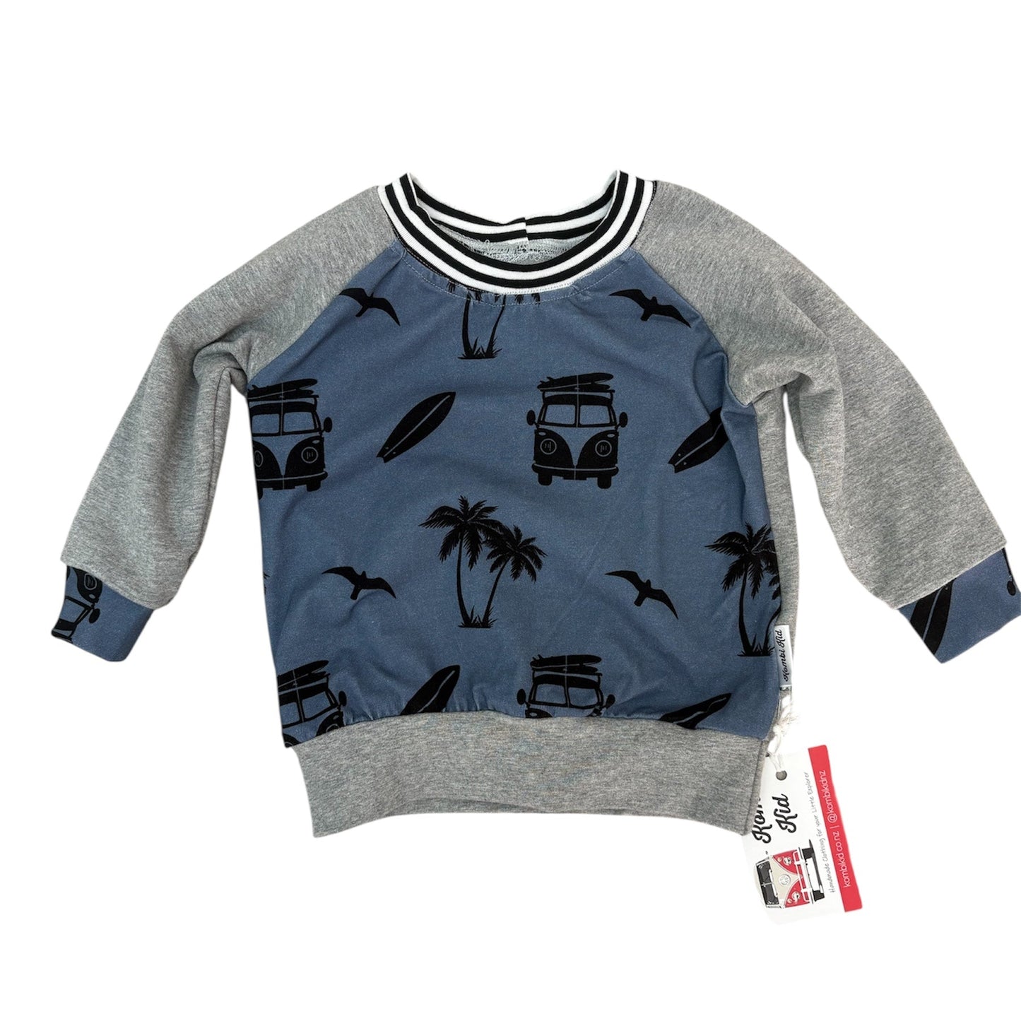 Denim Blue Camper Crew Jumper