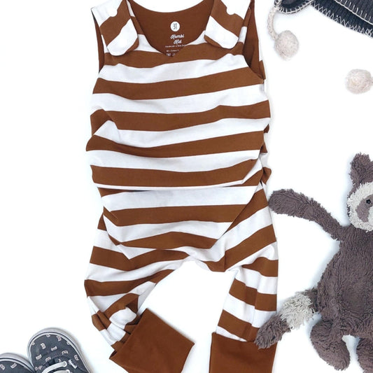 Stripes Grow With Me Romper