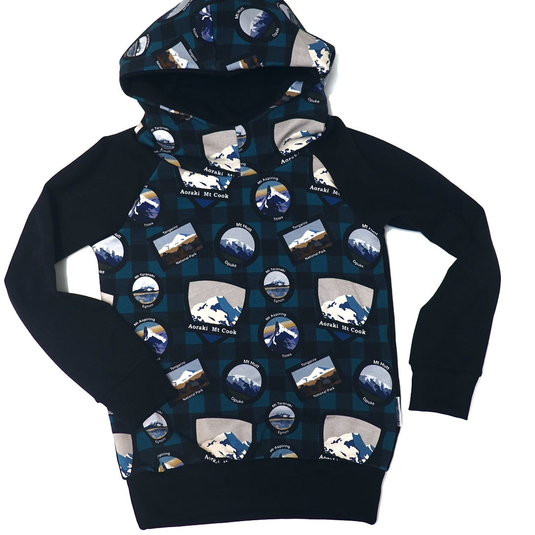 Alpine Hoodie - Teal Check