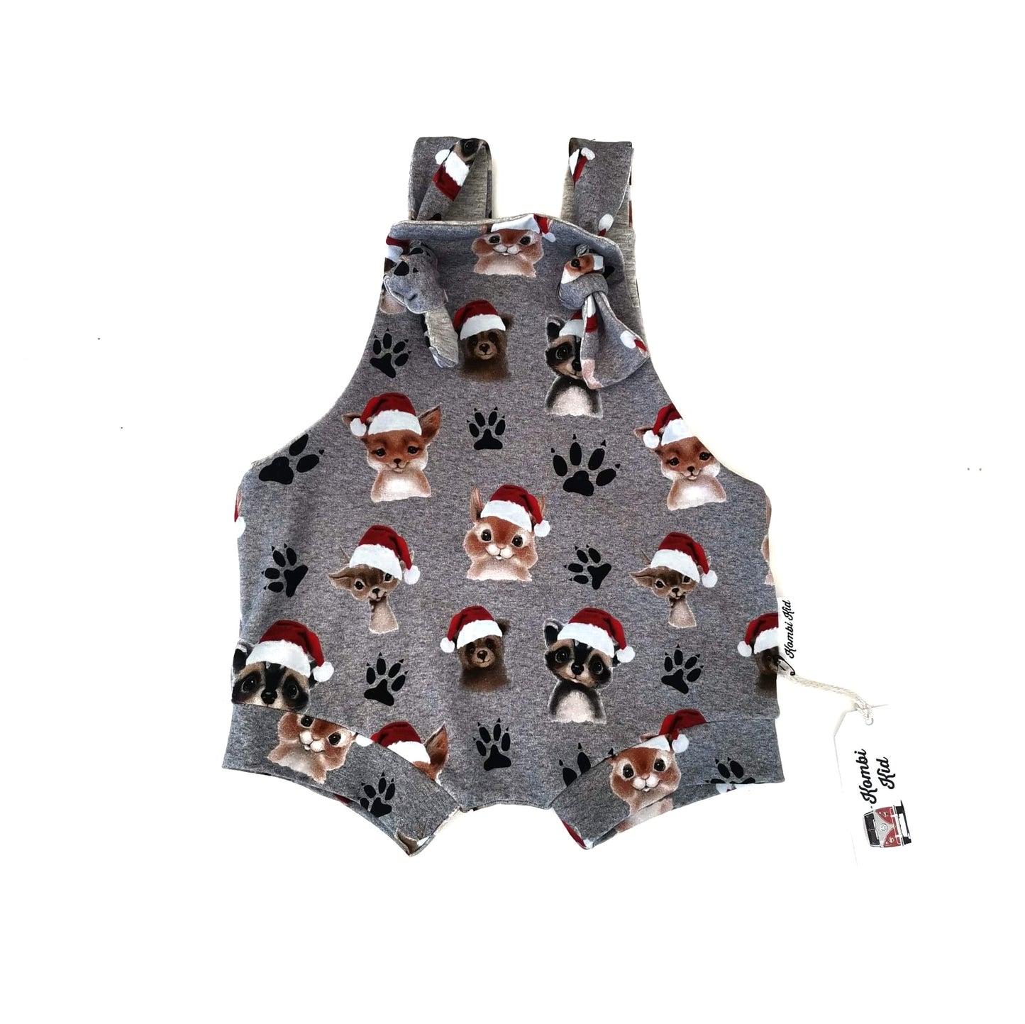 Christmas Critters Shortie Overalls