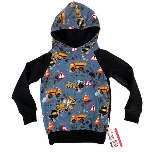 Blue Construction Hoodie