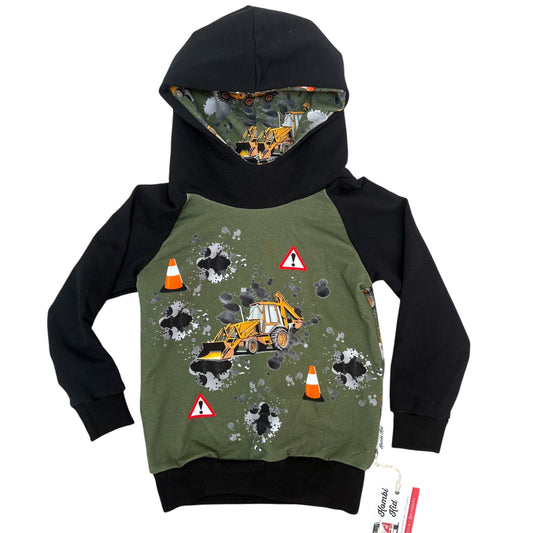 Khaki Construction Hoodie