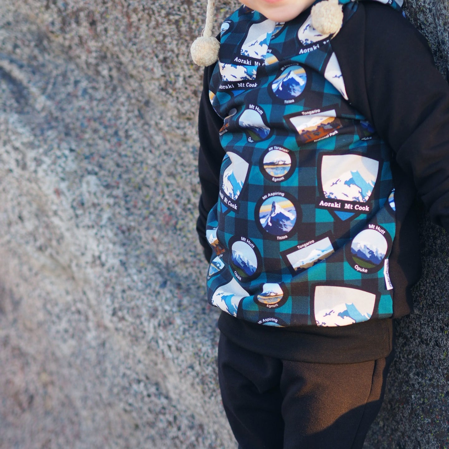 Alpine Hoodie - Teal Check