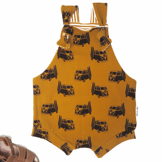 Shortie Overalls - Ochre Camper